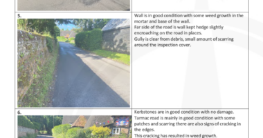 Encompass Surveys Highway Condition Survey example content 2